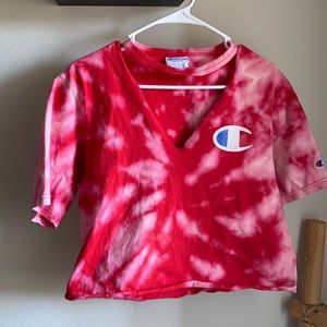 Bleached and Cut Crop Top